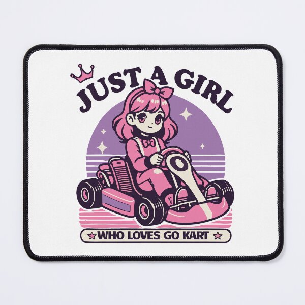 Item preview, Just A Girl Who Loves Go-kart designed and sold by LuminOrb.