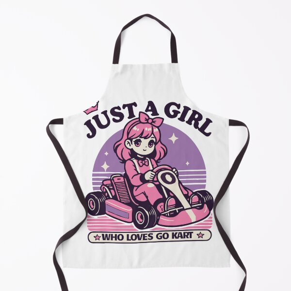 Item preview, Just A Girl Who Loves Go-kart designed and sold by LuminOrb.