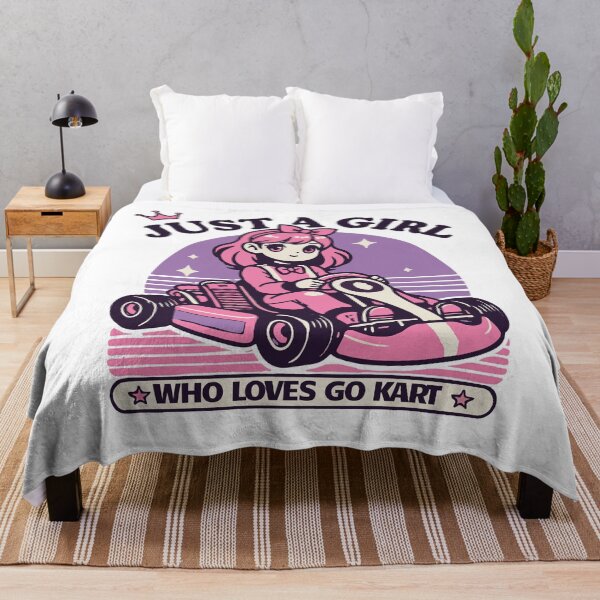 Item preview, Just A Girl Who Loves Go-kart designed and sold by LuminOrb.