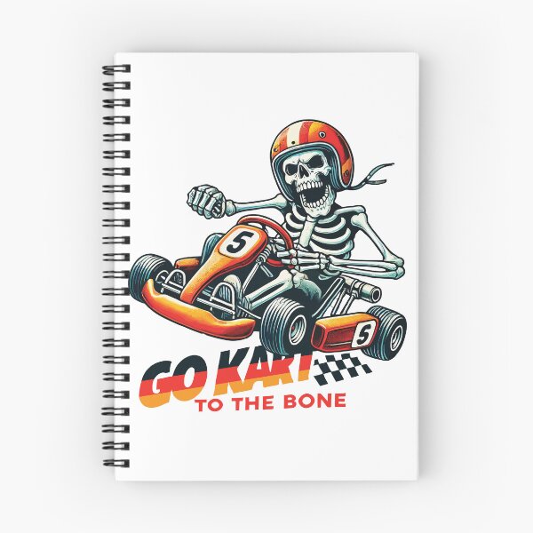 Item preview, Go-kart To The Bone Racer Skeleton designed and sold by LuminOrb.