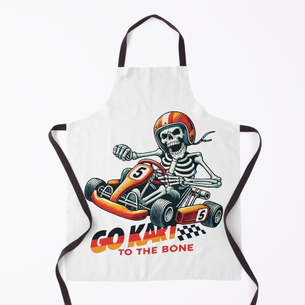 Item preview, Go-kart To The Bone Racer Skeleton designed and sold by LuminOrb.