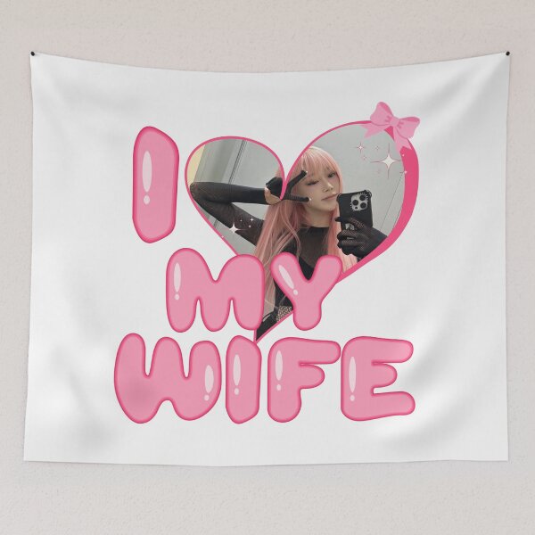 Item preview, Kpop AESPA Giselle I Love My Wife Meme Funny designed and sold by StarBunnyDesign.