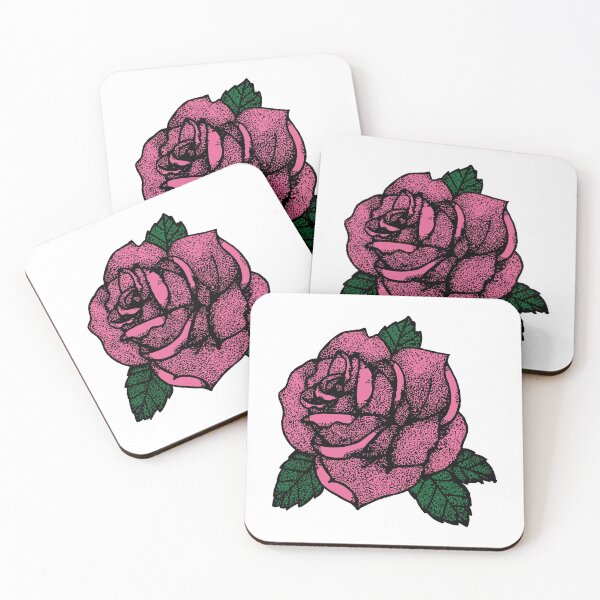 Item preview, Pink Rose Stippled designed and sold by LO Design.