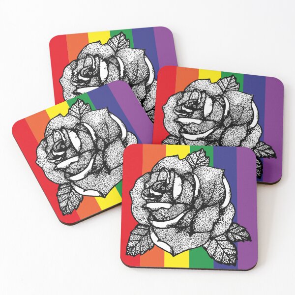 Item preview, Pride Rose Stippled designed and sold by LO Design.