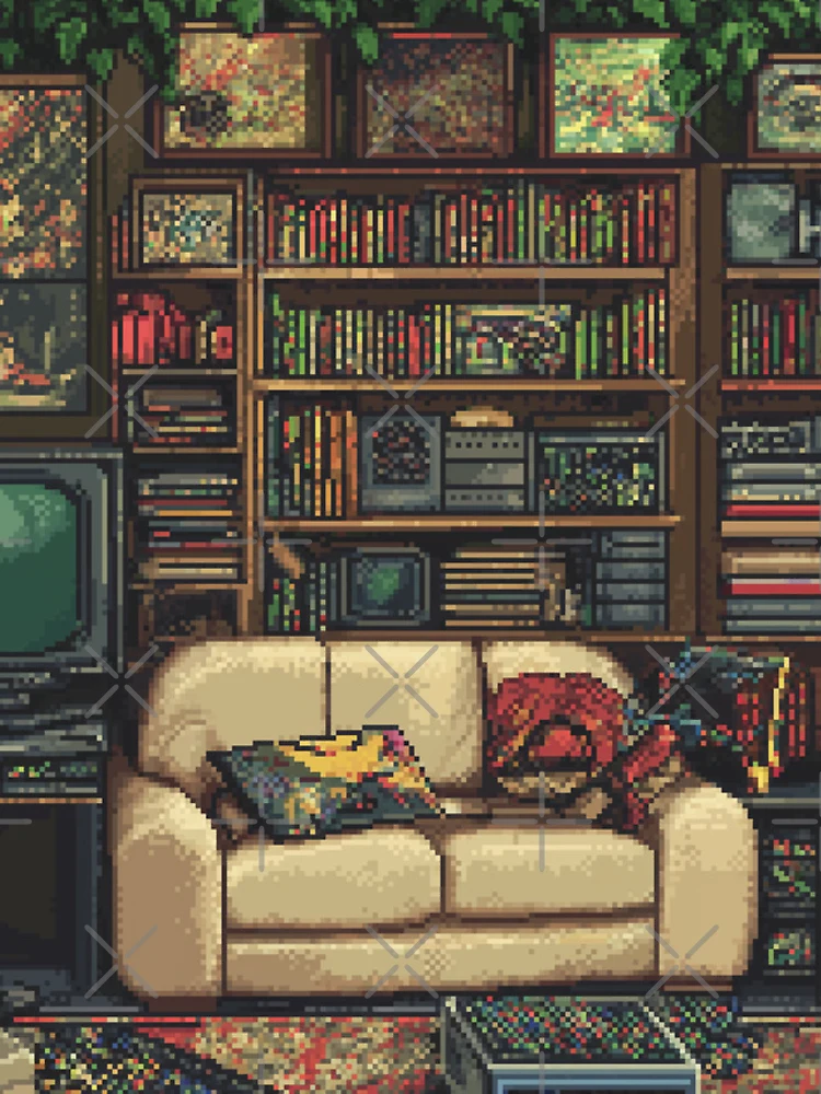 Thumbnail 4 of 4, iPhone Case, Gameroom In 8bit designed and sold by Rtymer.