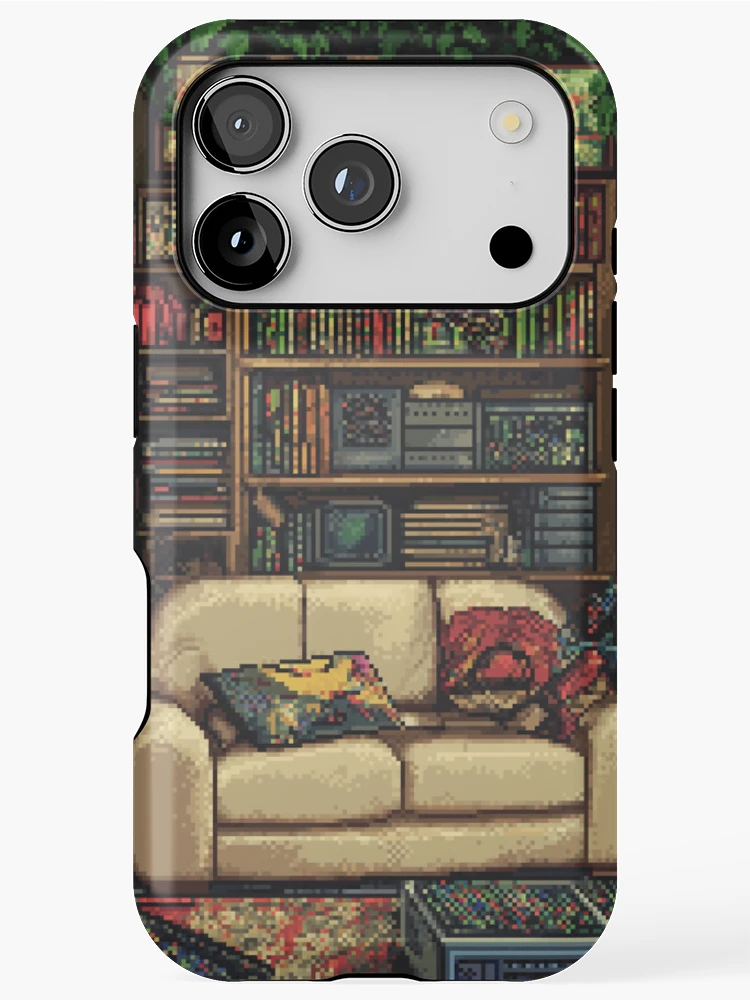 Thumbnail 1 of 4, iPhone Case, Gameroom In 8bit designed and sold by Rtymer.