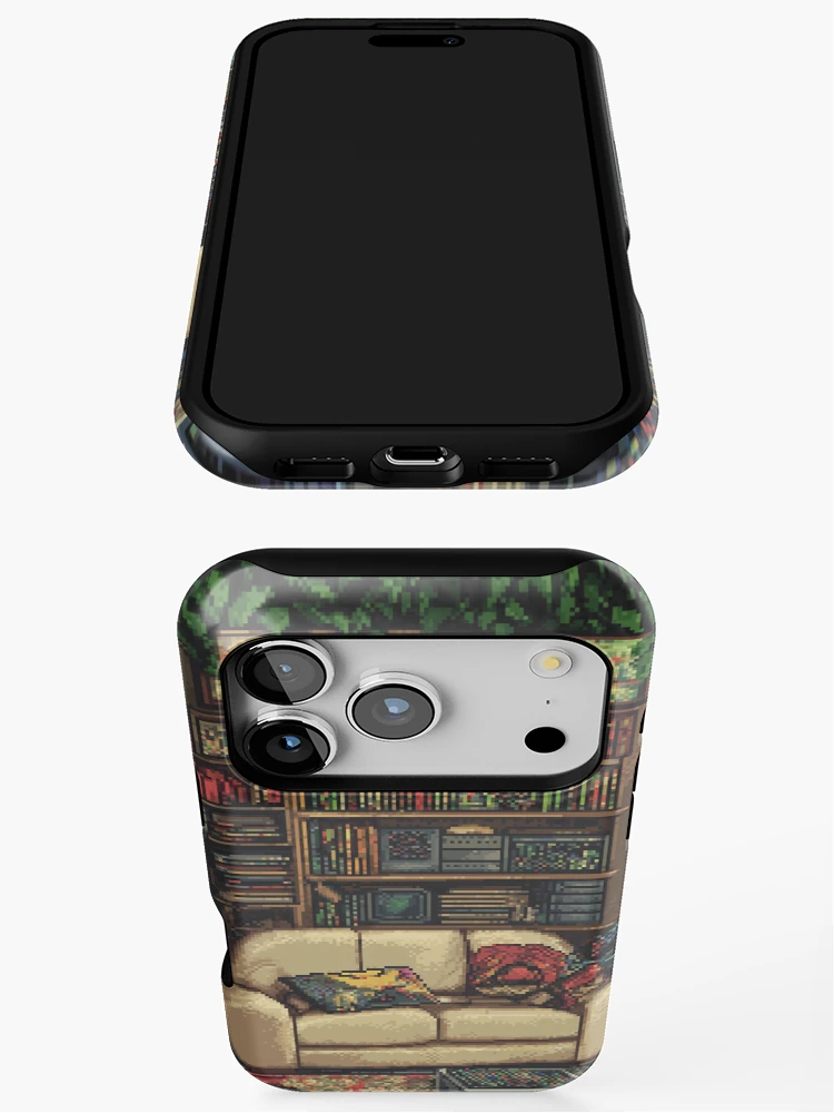 Thumbnail 3 of 4, iPhone Case, Gameroom In 8bit designed and sold by Rtymer.