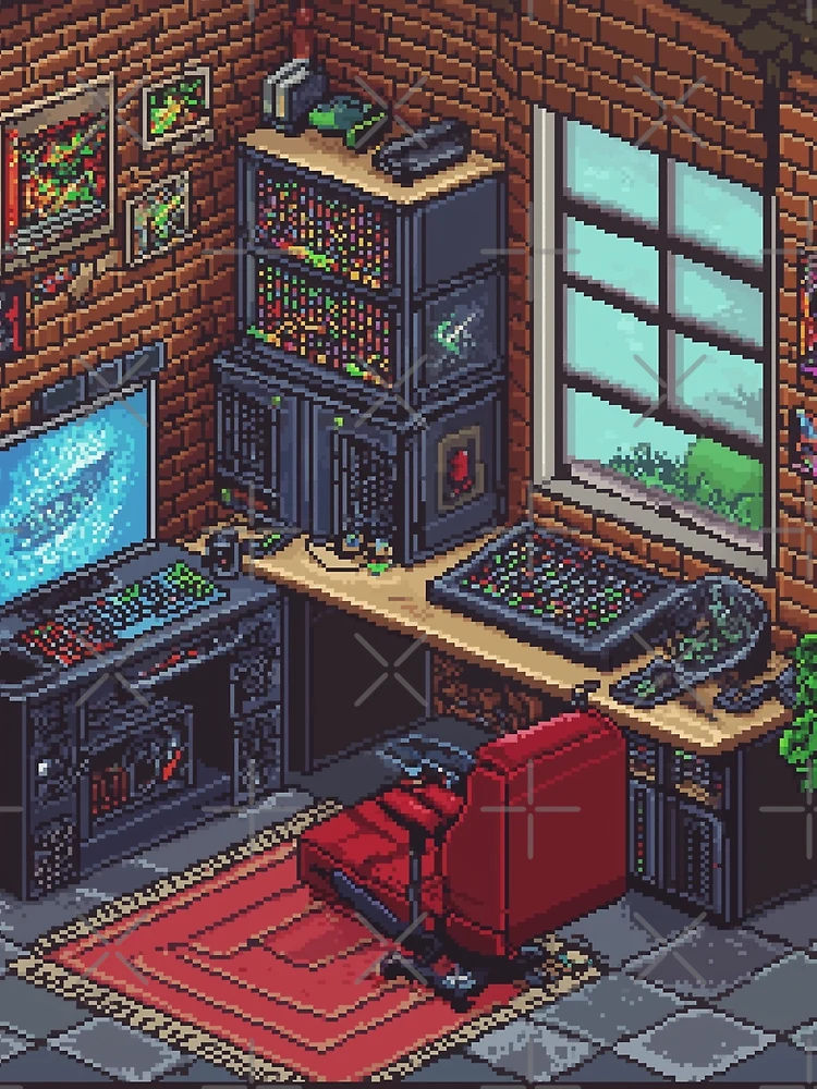 Thumbnail 3 of 3, Scarf, Gameroom In 8bit designed and sold by Rtymer.