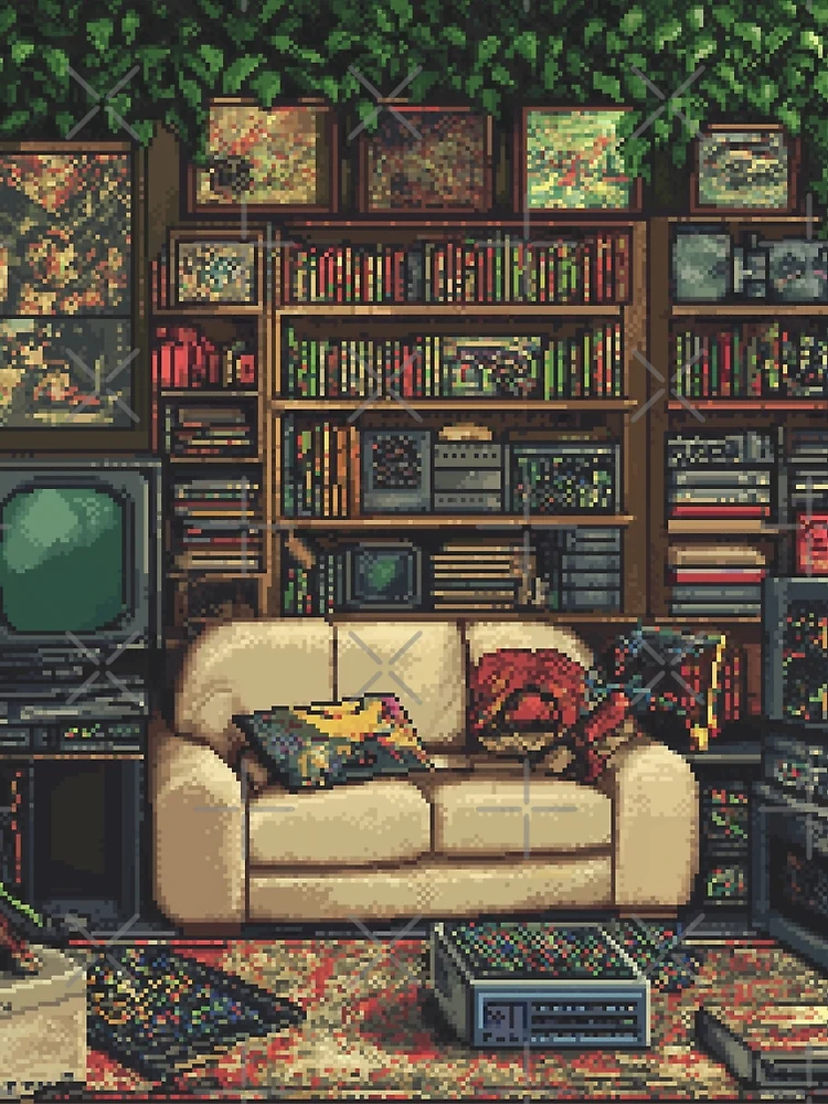 Thumbnail 3 of 3, Scarf, Gameroom In 8bit designed and sold by Rtymer.