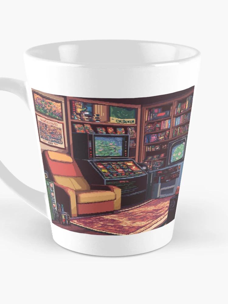 Thumbnail 3 of 4, Coffee Mug, Gameroom In 8bit designed and sold by Rtymer.