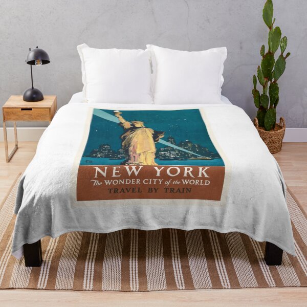 Item preview, New York, The Wonder City Of The World Travel By Train Poster By Adolph Treidler designed and sold by Oldetimemercan.