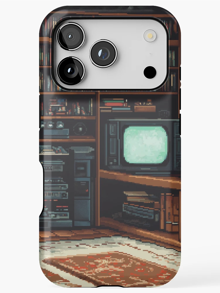 Thumbnail 1 of 4, iPhone Case, Gameroom In 8bit designed and sold by Rtymer.