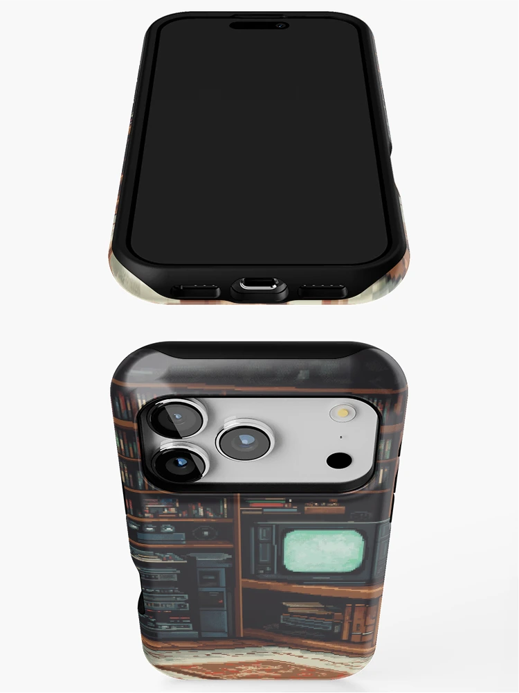 Thumbnail 3 of 4, iPhone Case, Gameroom In 8bit designed and sold by Rtymer.