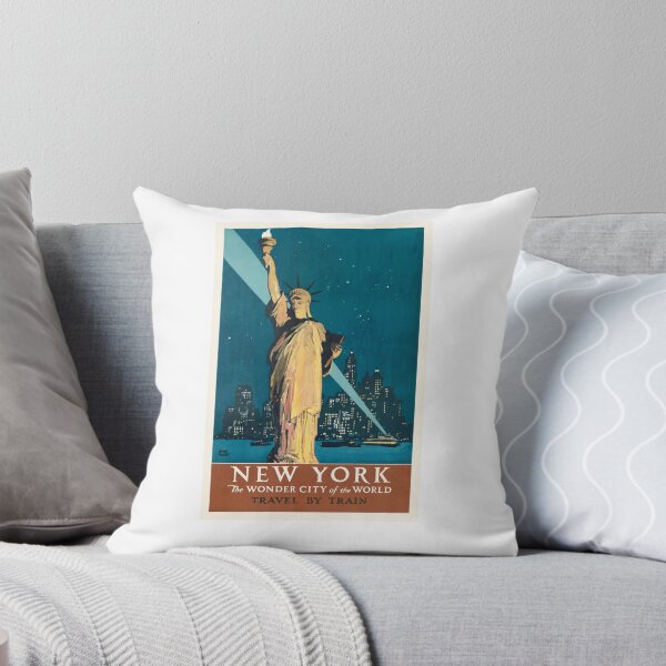 Item preview, New York, The Wonder City Of The World Travel By Train Poster By Adolph Treidler designed and sold by Oldetimemercan.