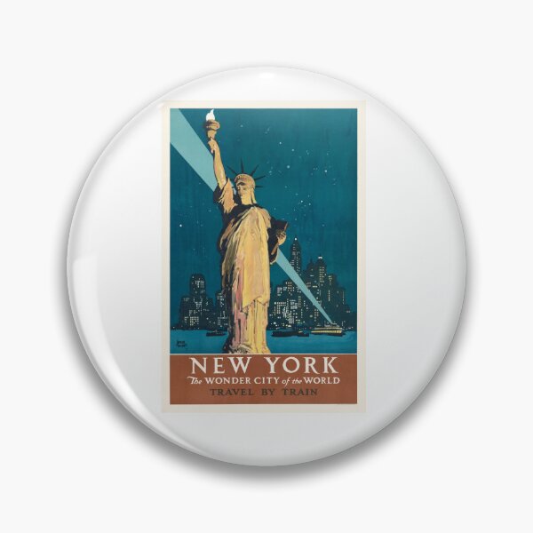 Item preview, New York, The Wonder City Of The World Travel By Train Poster By Adolph Treidler designed and sold by Oldetimemercan.
