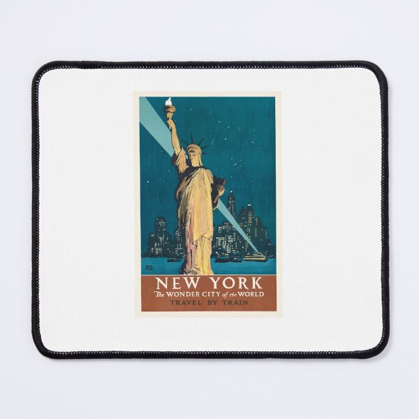Item preview, New York, The Wonder City Of The World Travel By Train Poster By Adolph Treidler designed and sold by Oldetimemercan.