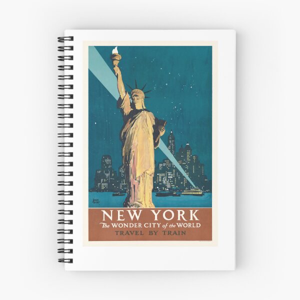 Item preview, New York, The Wonder City Of The World Travel By Train Poster By Adolph Treidler designed and sold by Oldetimemercan.