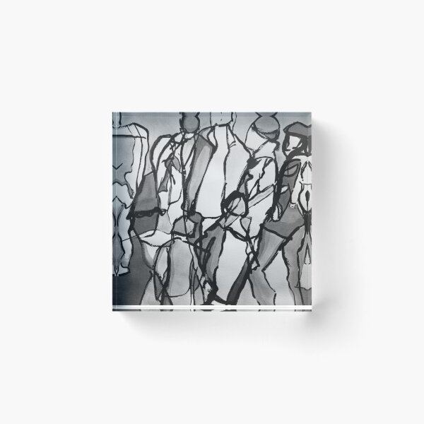 Item preview, Abstract Urban Crowd designed and sold by Kylie Anderson.