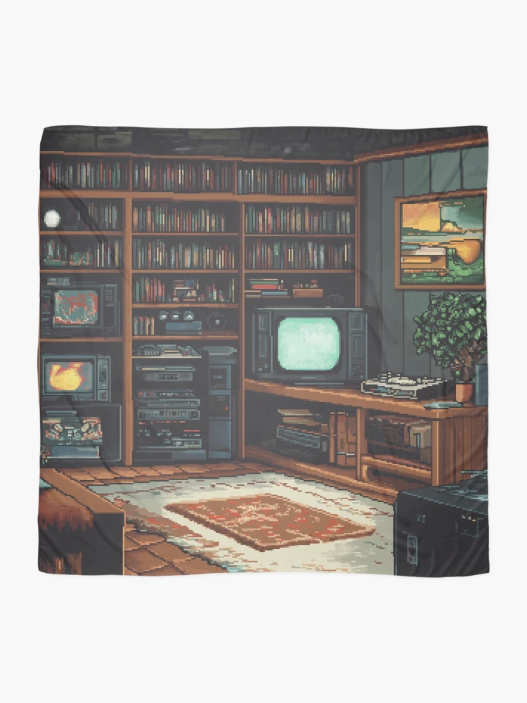 Thumbnail 2 of 3, Scarf, Gameroom In 8bit designed and sold by Rtymer.