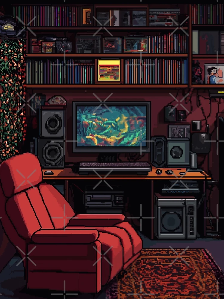 Thumbnail 3 of 3, Scarf, Gameroom In 8bit designed and sold by Rtymer.