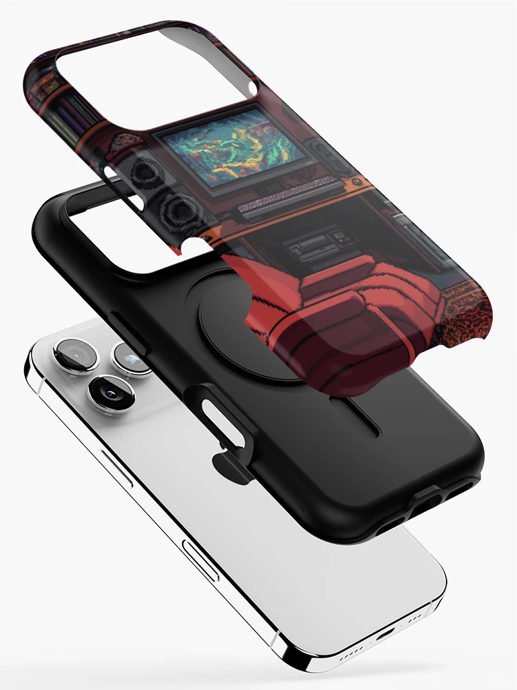 Thumbnail 2 of 4, iPhone Case, Gameroom In 8bit designed and sold by Rtymer.