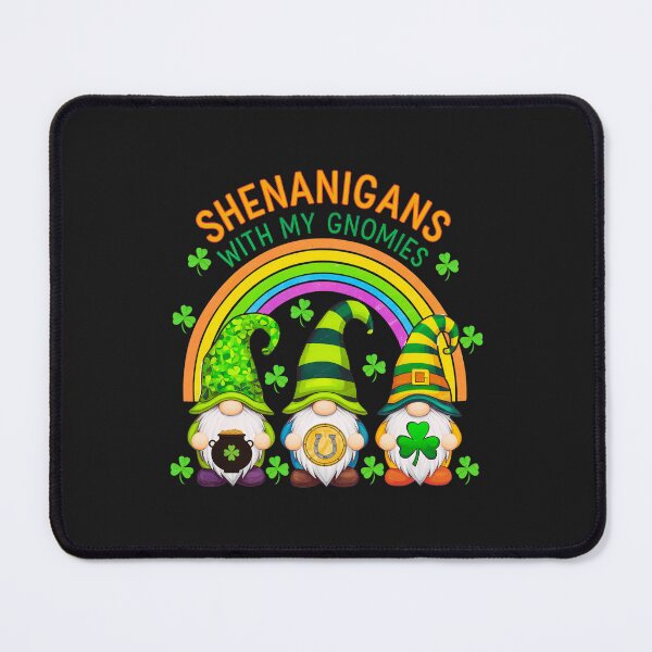 Item preview, Shenanigans with My Gnomies: Colorful St. Patrick’s Day Gnome Art designed and sold by elynne9.