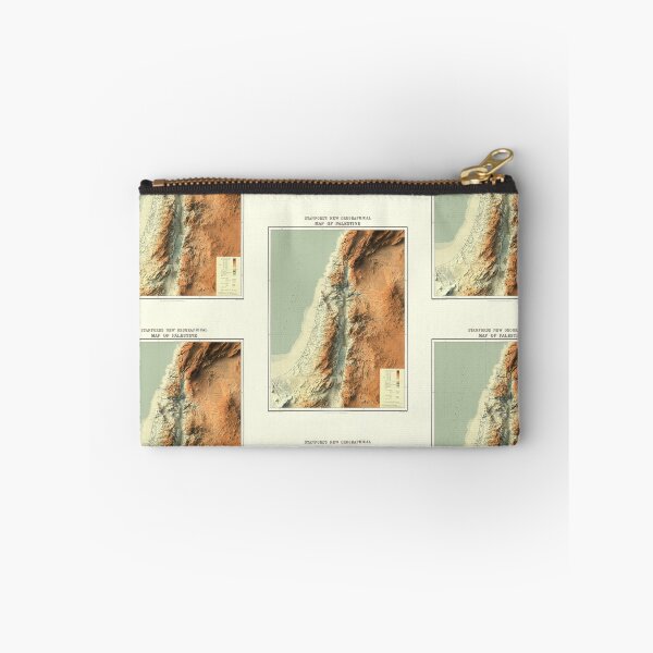 Item preview, 1906 Palestine Orographical Shaded Relief 3D Map digitally-rendered designed and sold by ThinkAboutMaps.
