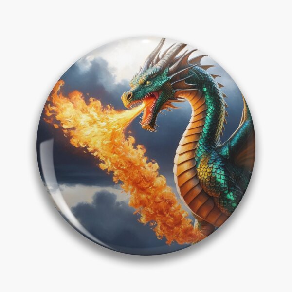 Item preview, Dragon Breathing Fire designed and sold by Burkae.