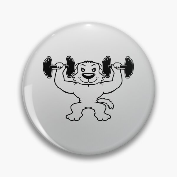 Item preview, Dog Bodybuilder Strong Muscles Gym Weightlifting Dumbbells Strong designed and sold by shirt-o-mat.