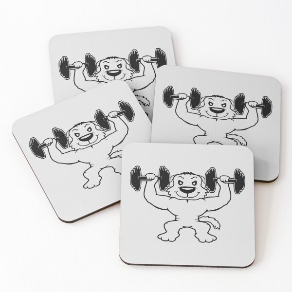 Item preview, Dog Bodybuilder Strong Muscles Gym Weightlifting Dumbbells Strong designed and sold by shirt-o-mat.