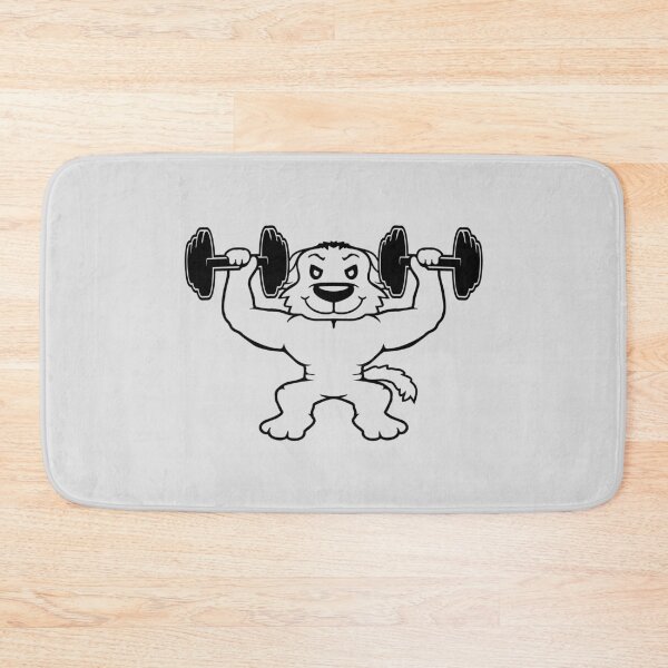 Item preview, Dog Bodybuilder Strong Muscles Gym Weightlifting Dumbbells Strong designed and sold by shirt-o-mat.
