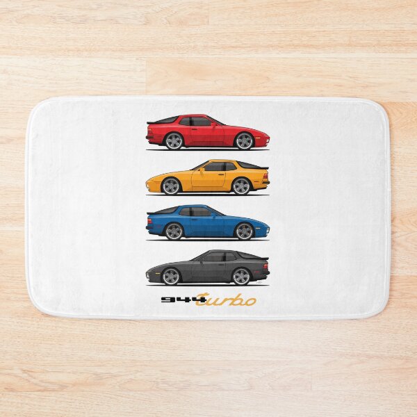 Item preview, Porsche 944 turbo retro color stack Illustration designed and sold by blackdogshop.