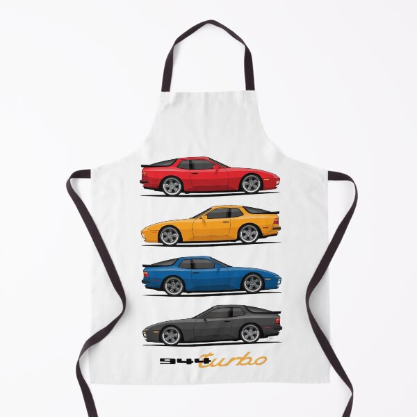 Item preview, Porsche 944 turbo retro color stack Illustration designed and sold by blackdogshop.