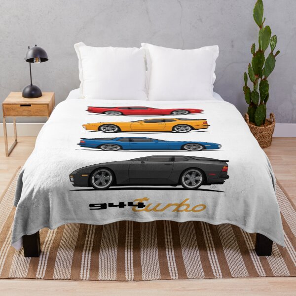Item preview, Porsche 944 turbo retro color stack Illustration designed and sold by blackdogshop.