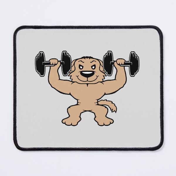 Item preview, Dog Bodybuilder Strong Muscles Gym Weightlifting Dumbbells Strong designed and sold by shirt-o-mat.