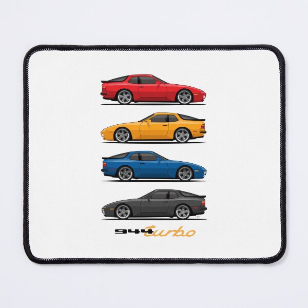 Item preview, Porsche 944 turbo retro color stack Illustration designed and sold by blackdogshop.