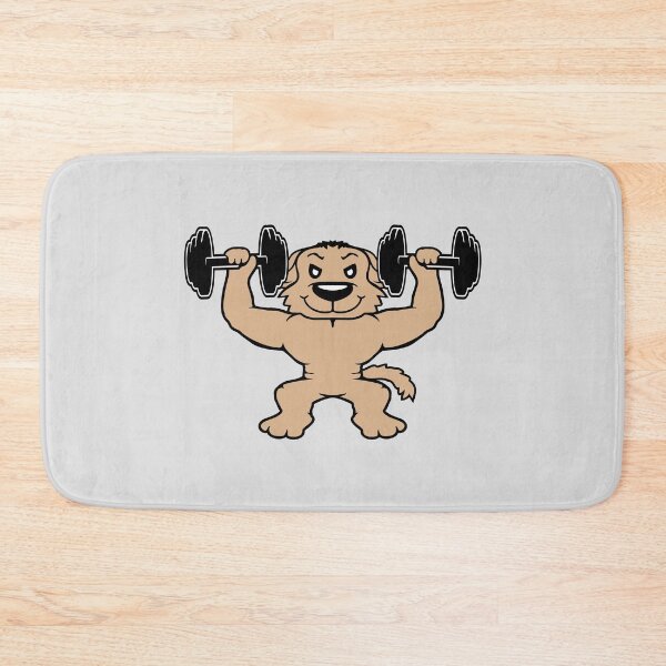 Item preview, Dog Bodybuilder Strong Muscles Gym Weightlifting Dumbbells Strong designed and sold by shirt-o-mat.