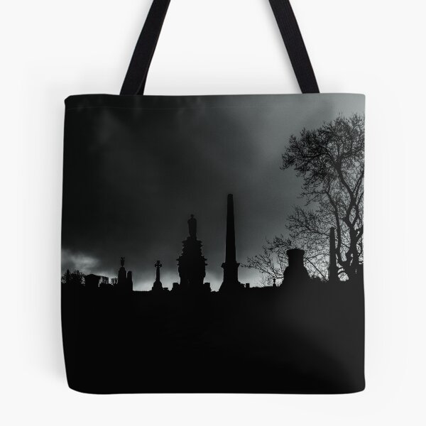 Item preview, "Shadows of Time - Cemetery Silhouette" designed and sold by alternativeexpo.