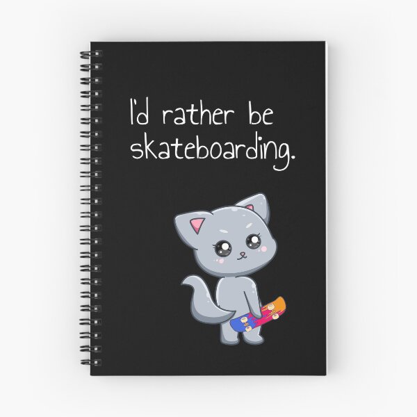 Item preview, Skater Cat Skateboarding Skateboard designed and sold by Skateboarding Fingerboarding BMX.