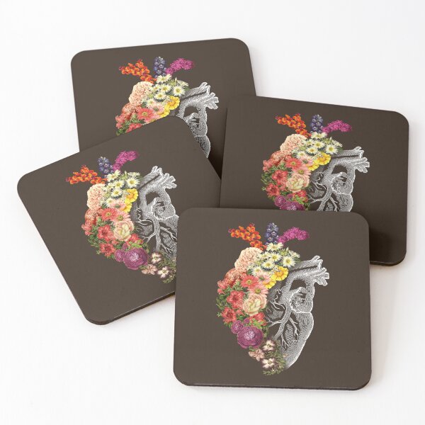 Item preview, Flower Heart Spring Mocha Mousse by Tobe Fonseca designed and sold by Tobe Fonseca®.
