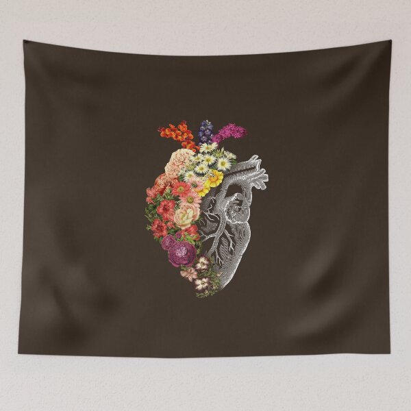 Item preview, Flower Heart Spring Mocha Mousse by Tobe Fonseca designed and sold by Tobe Fonseca®.