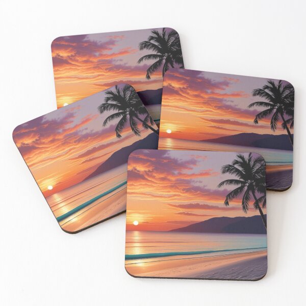 Item preview, Serene Horizons: Beach Sunset Bliss designed and sold by Chippychips1.