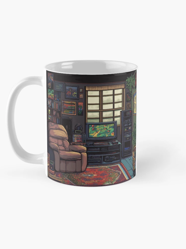 Thumbnail 5 of 6, Coffee Mug, Gameroom In 8bit designed and sold by Rtymer.