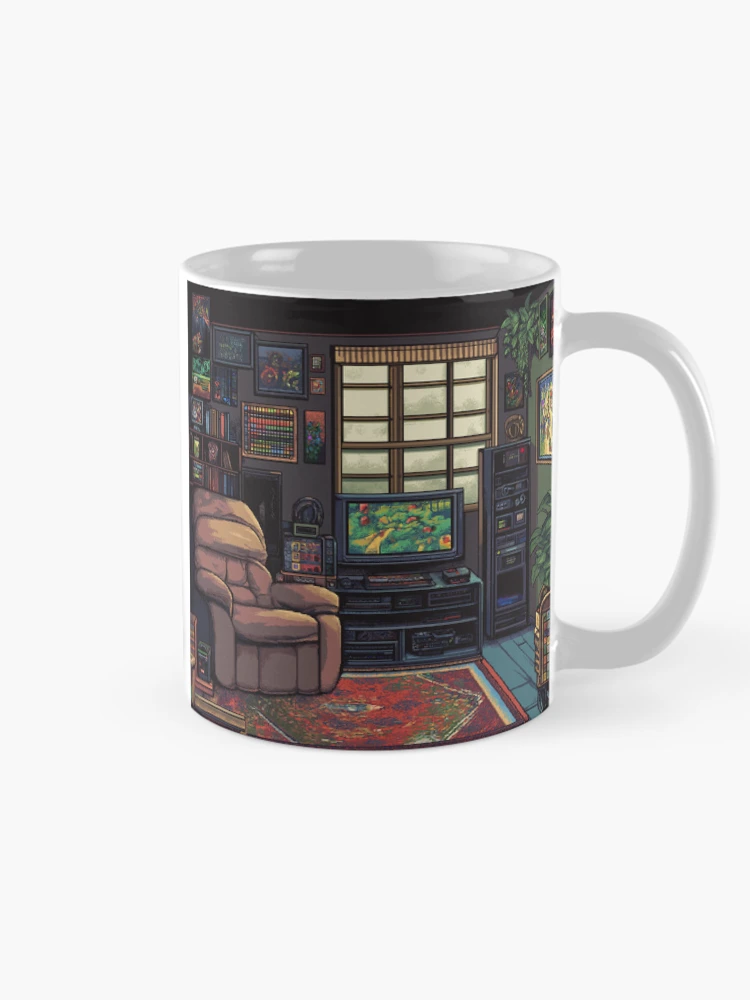 Thumbnail 3 of 6, Coffee Mug, Gameroom In 8bit designed and sold by Rtymer.