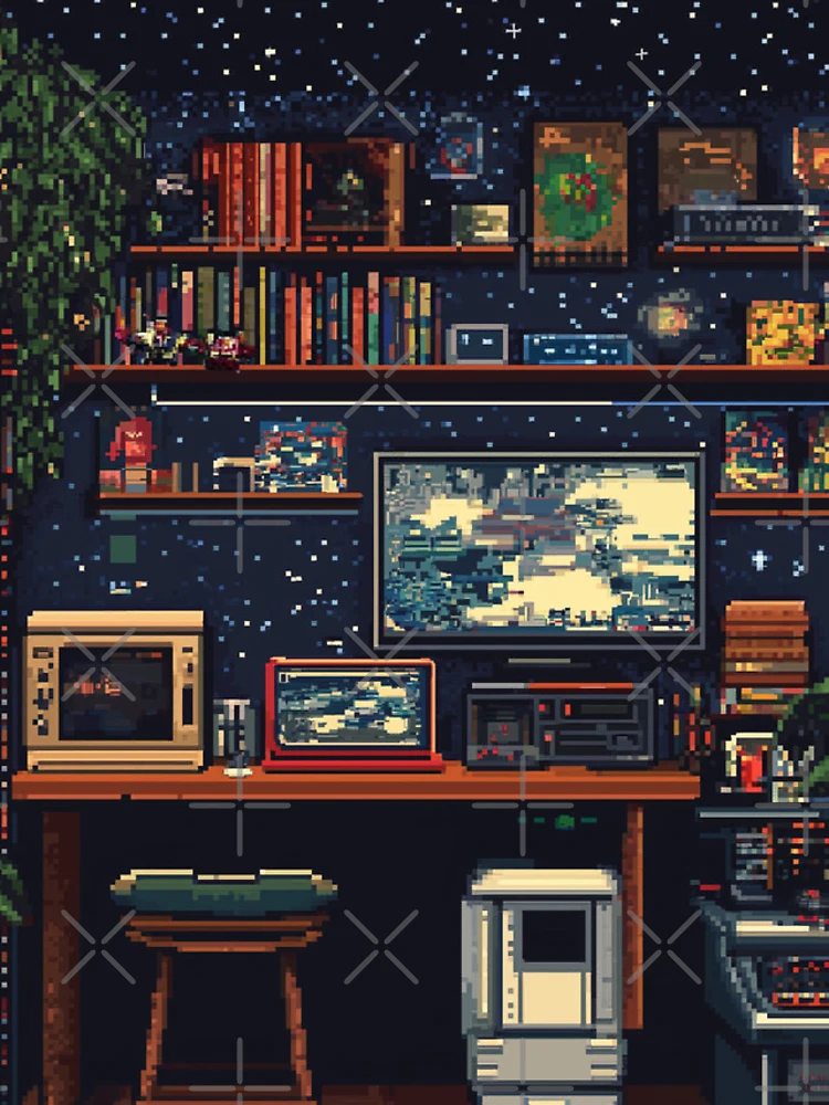 Thumbnail 4 of 4, iPhone Case, Gameroom In 8bit designed and sold by Rtymer.