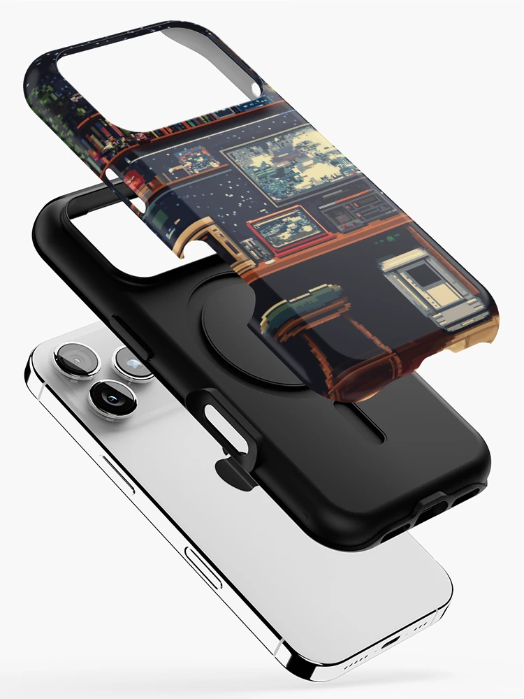 Thumbnail 2 of 4, iPhone Case, Gameroom In 8bit designed and sold by Rtymer.