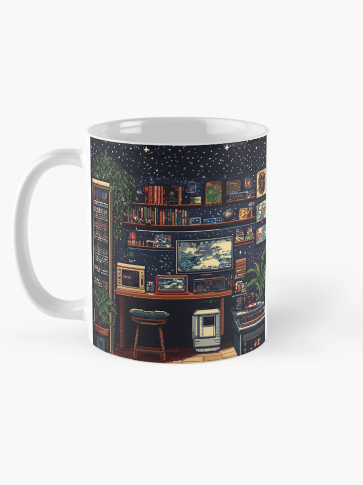 Thumbnail 5 of 6, Coffee Mug, Gameroom In 8bit designed and sold by Rtymer.