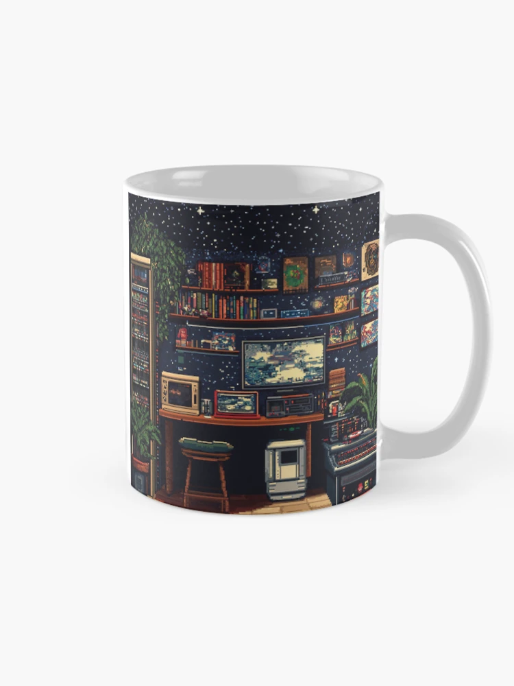 Thumbnail 3 of 6, Coffee Mug, Gameroom In 8bit designed and sold by Rtymer.