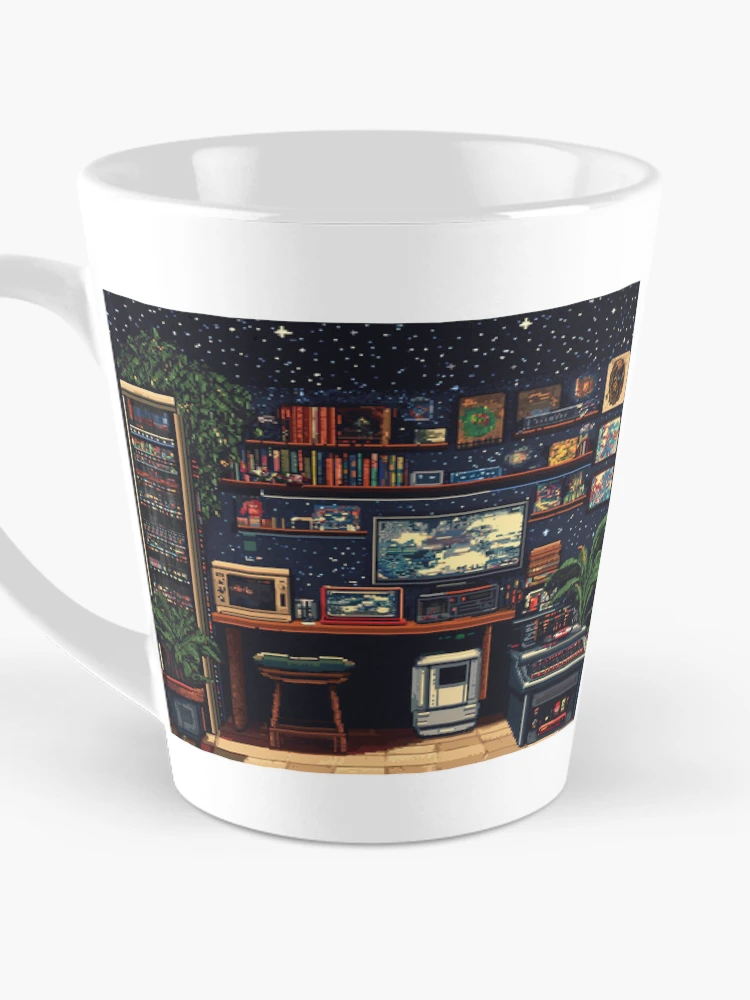 Thumbnail 3 of 4, Coffee Mug, Gameroom In 8bit designed and sold by Rtymer.