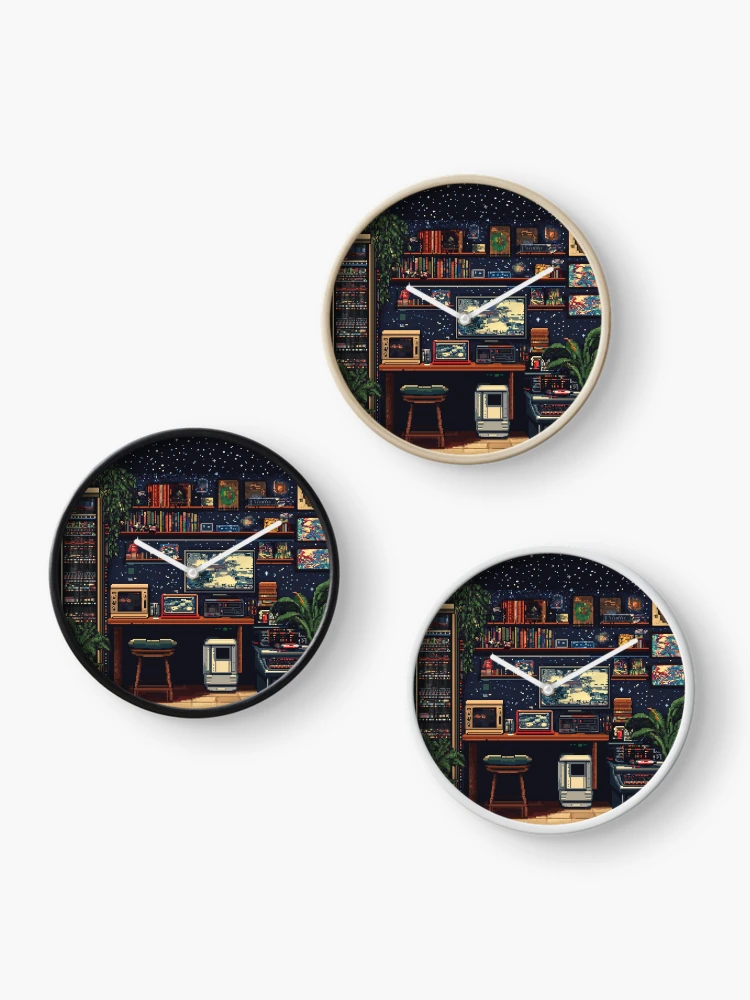 Thumbnail 3 of 4, Clock, Gameroom In 8bit designed and sold by Rtymer.